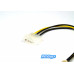 4-Pin Molex/IDE to 3-Pin CPU/Case Fan Power Connector Cable Adapters 20cm